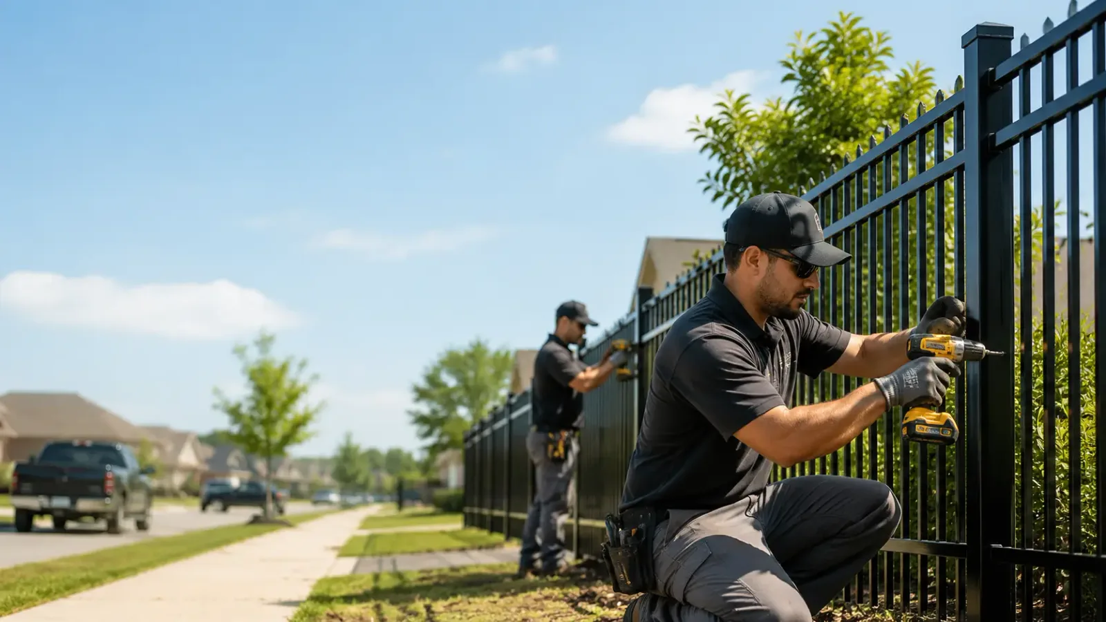 Metal Fence Installation in Hillsborough, NC